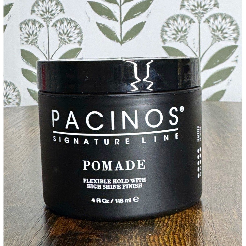 Pacinos Signature Line Hair Pomade Water-Soluble High Shine Anti-Frizz 4 fl oz
